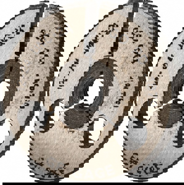 Threaded Ring Gage: #12-24 Thread, UNC, Class 2A, Go & No Go